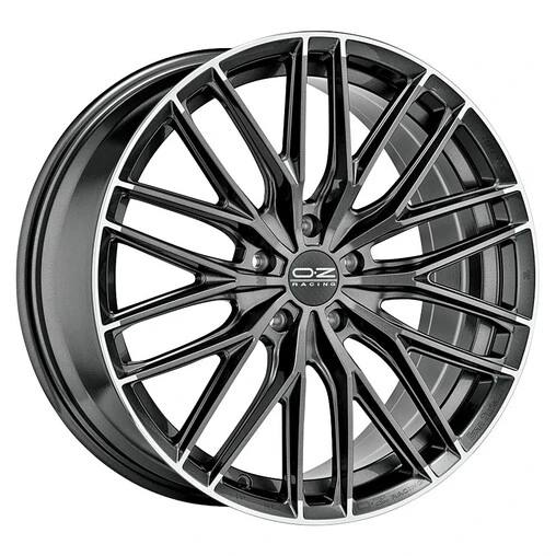 OZ Gran Turismo HLT 20x9.5" 5x112 ET50, Star Graphite Diamond Lip