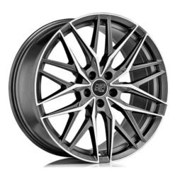 MSW 50 18x8" 5x114.3 ET45, Gunmetal, Machined Spokes