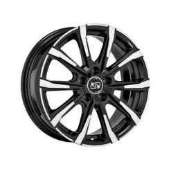 MSW 79 18x7.5" 5x112 ET50, Gloss Black, Machined Spokes